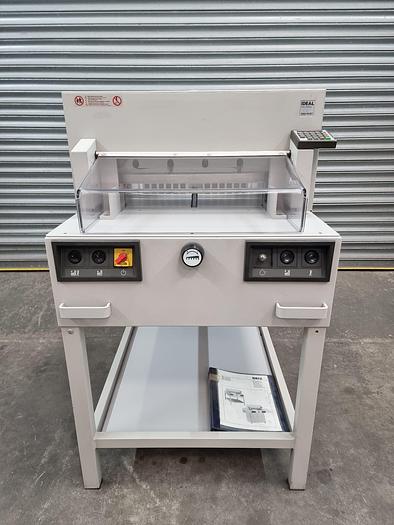 Used ideal 4850 ep digital paper guillotine 48cm 