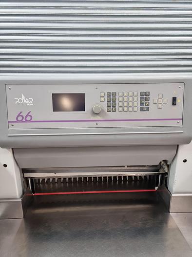 Used Polar 66 paper guillotine digital