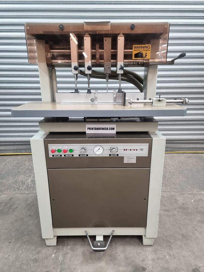 Used Iram 16 4 Headed Paper Drill