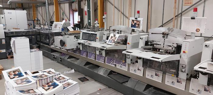 Used 2007 HEIDELBERG STITCHMASTER ST350 Saddle stitcher Feeder Stitch Trim