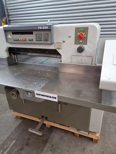 Used Polar 76EM Paper guillotine