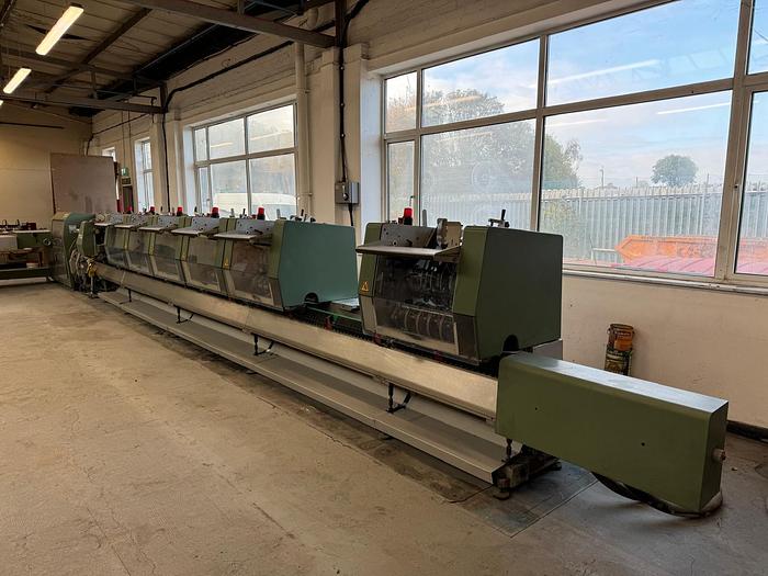 Used Muller Martini Bravo saddle stitcher 6 Station