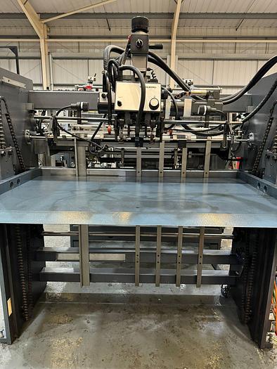 Used autobond Mini 105ths Laminator with Heidelberg Feeder