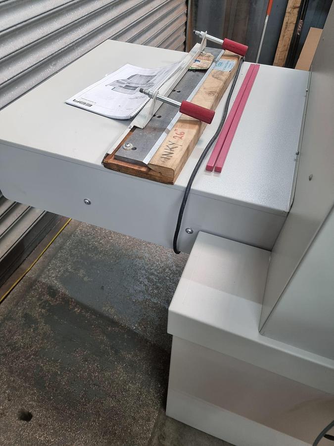 Used EBA 551 paper guillotine , digital