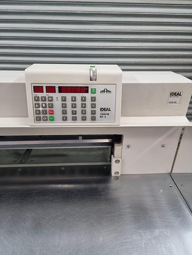 Used Ideal 7228 Paper guillotine for digital printing with light guards