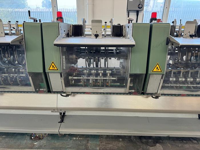 Used Muller Martini Bravo saddle stitcher 6 Station