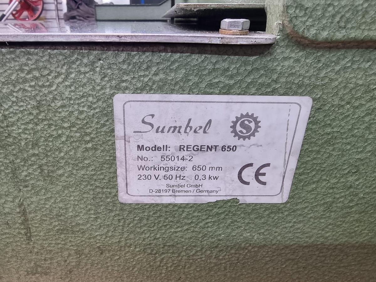 Used sumbel regent 650 enrobing and laminating operations. For fast, clean and even pressing of book covers