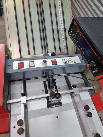 Used Eurofold 235 paper folder for printing