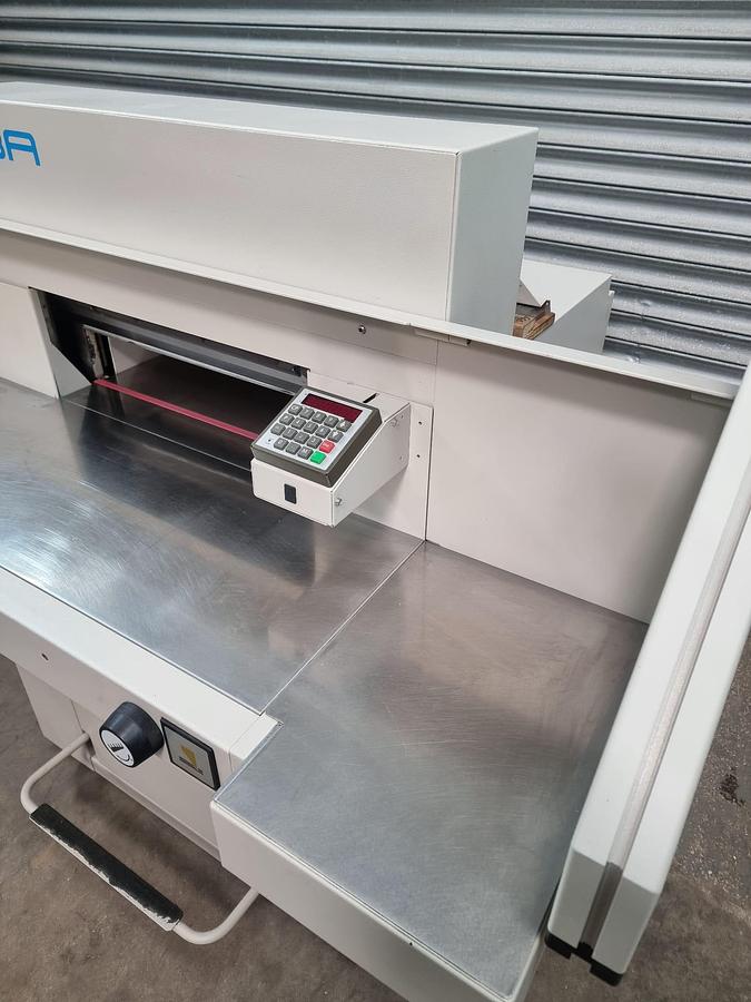 Used EBA 551 paper guillotine , digital