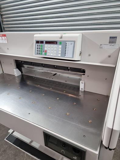 Used EBA 721 LT paper guillotine program light guards ideal for commercial