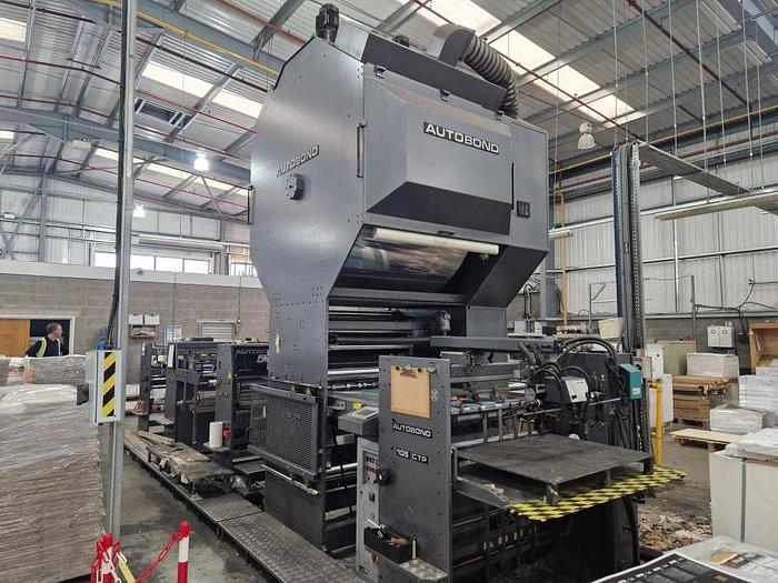 Used autobond 105 ctp Thermal & Cold Laminator Heidelberg Deep Pile Feeder