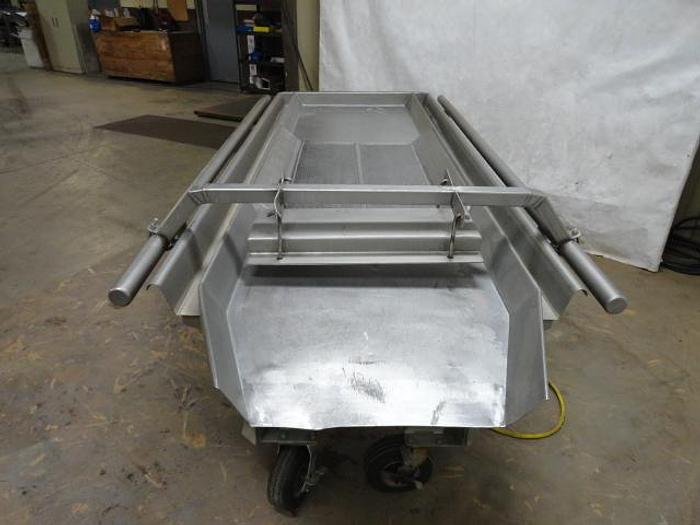 Used Key Technologies Vibratory Conveyor; 24" x 8', Md#412868