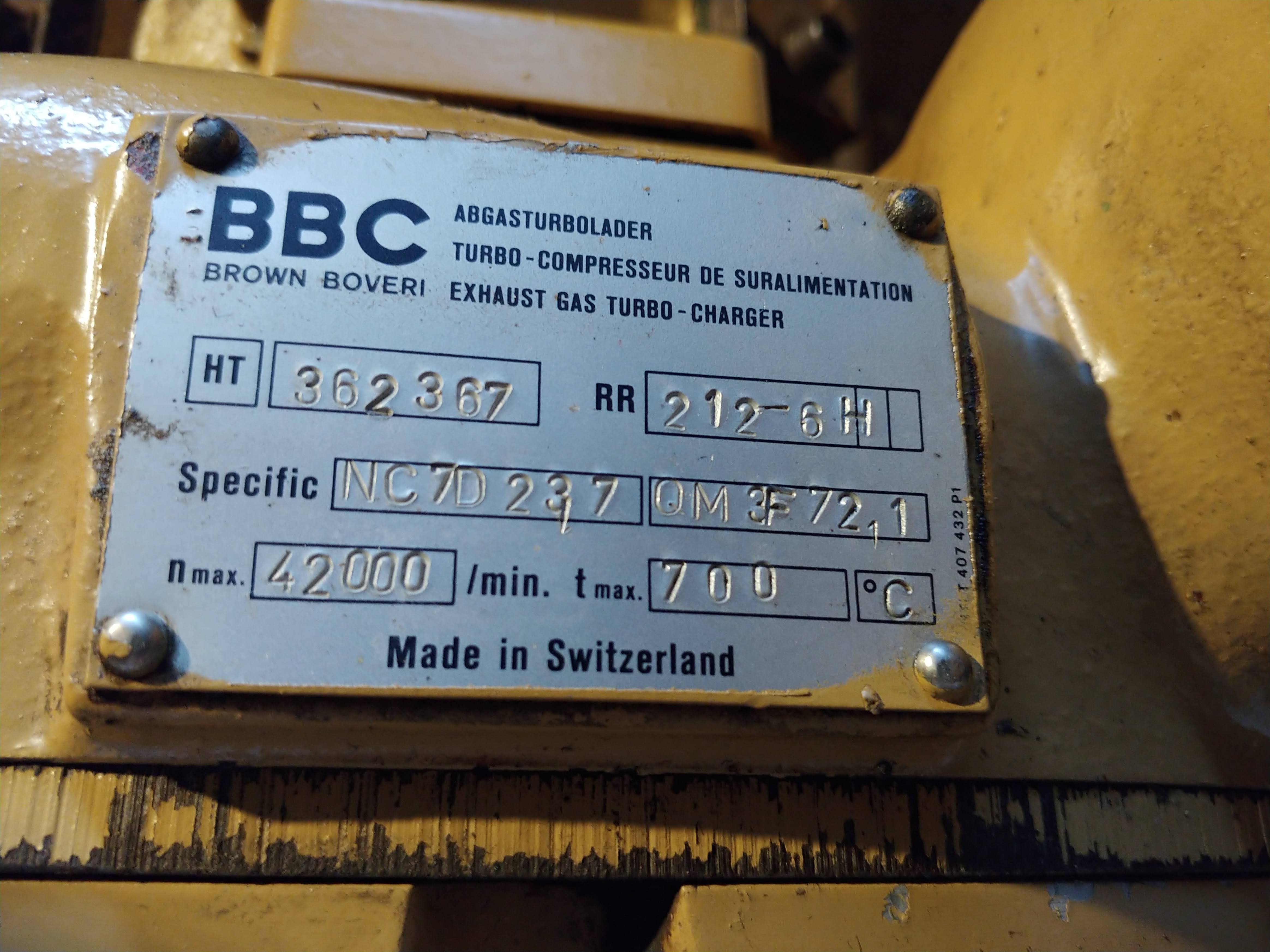 Used MAK 6M282 GEN.SET 1210 KVA