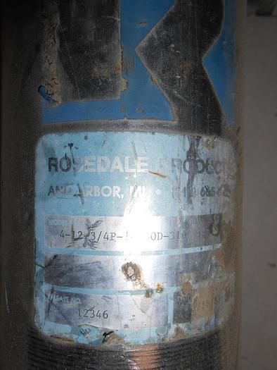 Used Filter, Cartridge, Basket, S/st, 4" x 12", Rosedale, #S742196