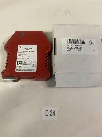 New IDEM SCR-3 24V Safety Relay Part 180002-C Warranty Fast Shipping