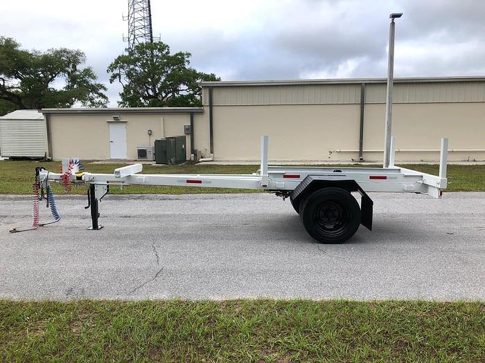 Used 2003 Reid's PT15 SA Extendable Pole Trailer AB - H14356