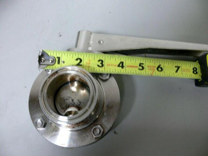 Used Waukesha Cherry-Burrell Butterfly Valve 2"