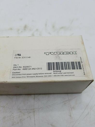 TURCK ELEKTRONIK 4MB12Z-4N2-CS12