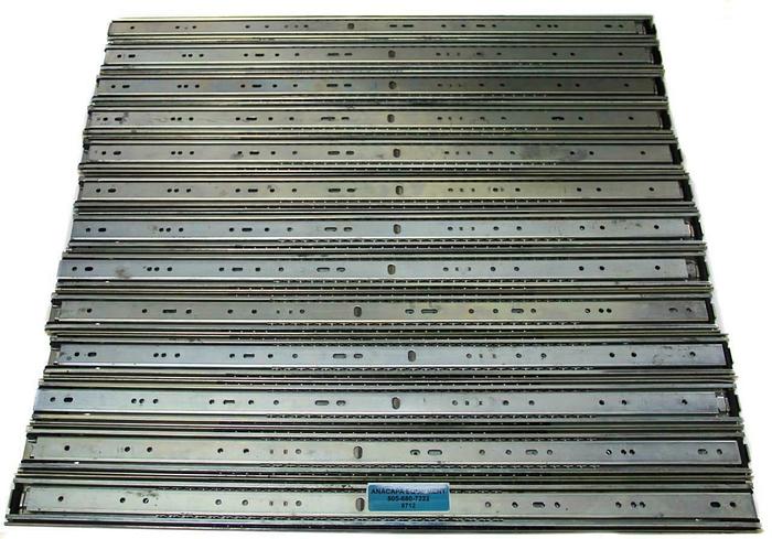 Used Jonathan 370QD-28 MFR 05236 Rack Mount Rails, 28" Length, Lot of 13 (8712)W