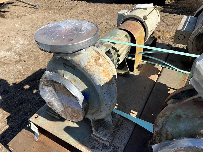 Used Pump, Centrif., 7.5 HP, 3" In / 2.5" Out, TACO, FM Series#C744905