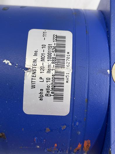 Used REXROTH MSK061C-0600-NN-M1-UP0-NNNN WITTENSTEIN LP-120-M01-10-111