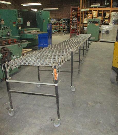 Used BEST-FLEX 30 INCH TELESCOPING PORTABLE ROLLER CONVEYOR