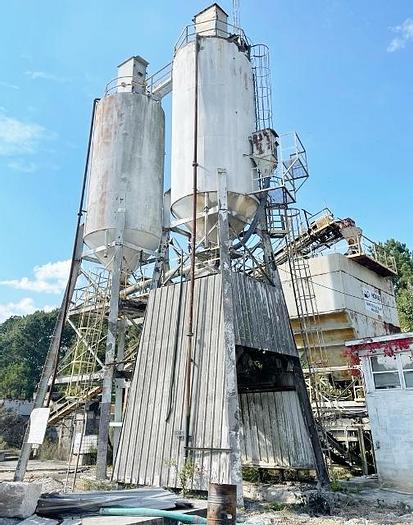 Used Erie Strayer Stationary Concrete Batch Plant