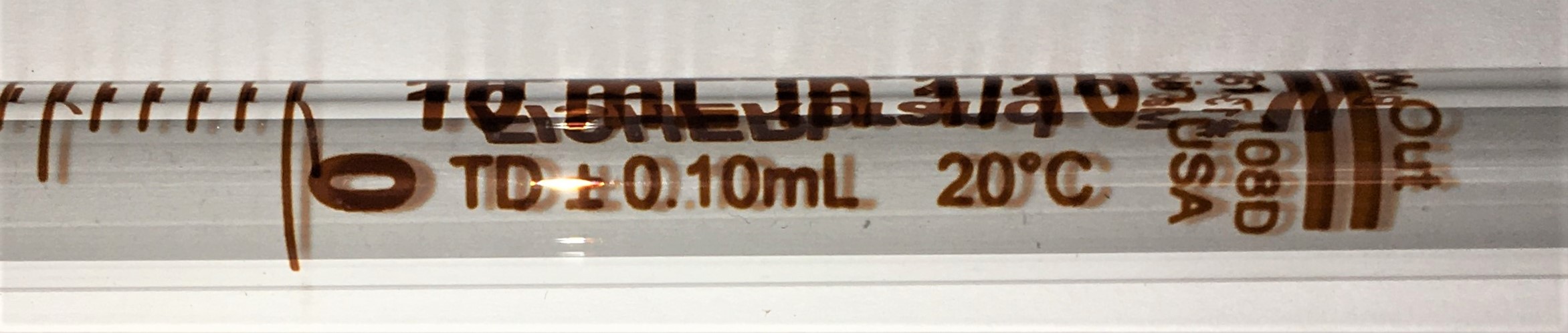 New Open Box Fisherbrand 13-671-108D Large Tip Opening Serological Pipet - 10mL in 1/10 (Pack of 6)