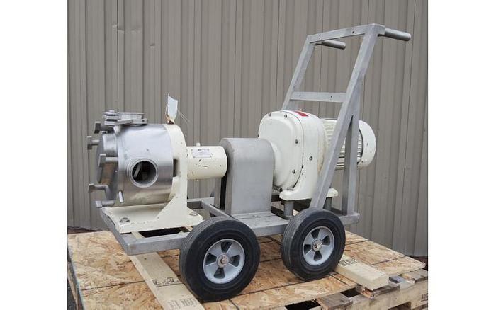 D'occasion USED SINE POSITIVE DISPLACEMENT PUMP, MODEL MR135, STAINLESS STEEL, SANITARY