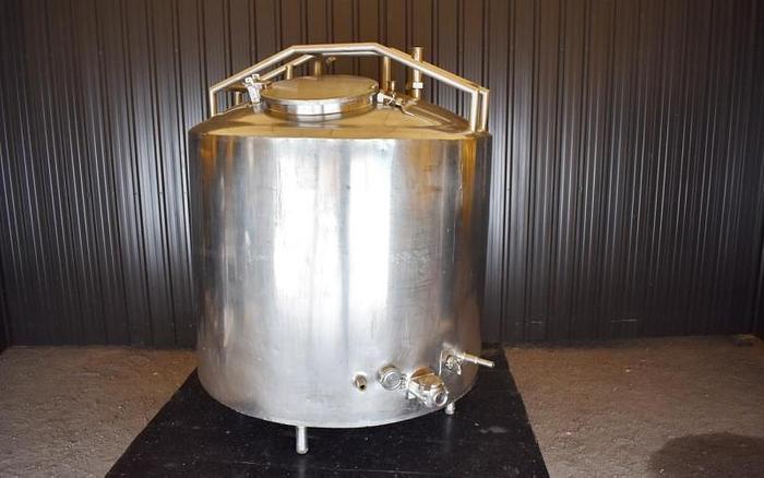 Used USED 360 GALLON JACKETED TANK, STAINLESS STEEL