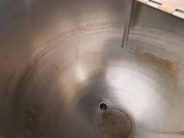 Used 450 Litre Hemispherical Jacketed Tank