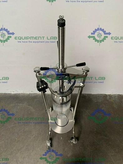Used Millipore QuikScale 200 x 1100 Chromatography Column 33 Liter w/ Hand Pump