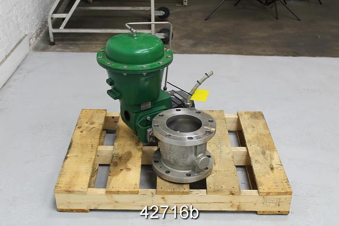 Used Fisher 6" V150 Series B Vee-Ball Valve #42716