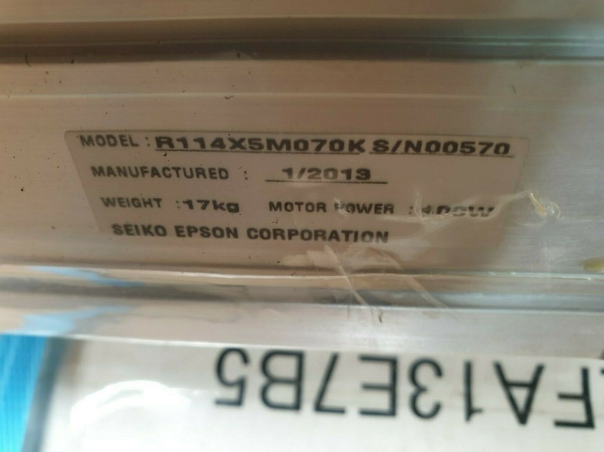 Epson R114X5M070K ROBOT MODULE WITH NSK XY-HRSO75ZRM212