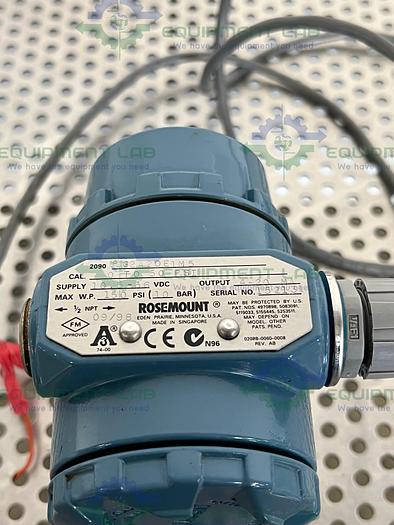 Used Rosemount  2090F G2A2DE1M5 Digital Pressure Transmitter 0 to 50 PSI