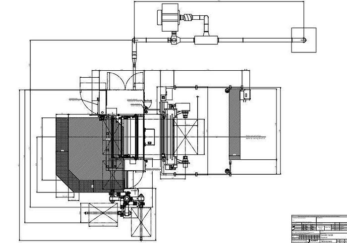 Used 57" KAMPF STARSLIT DUPLEX SLITTER REWINDER MFG. 2017
