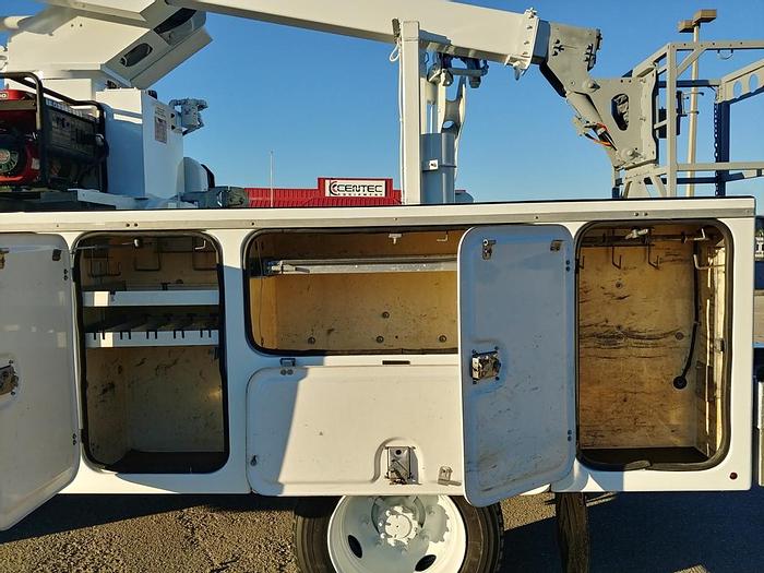 Used Terex TCP36 41ft Cable Placer on a 2007 GMC C5500 Reg Cab Utility Truck - 21808