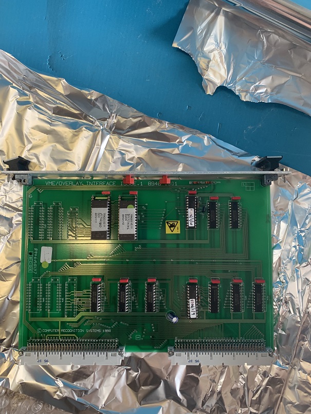 Used Computer Recognition System VME/Overlay Interface Issue 1 Board 8946-0002