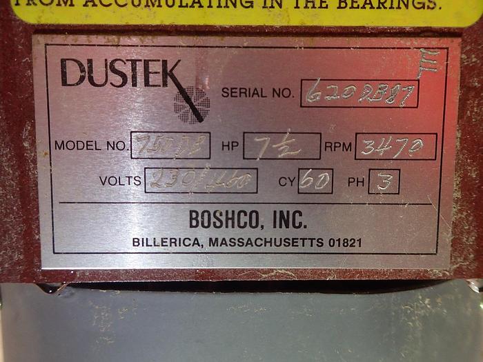 Used Dustek 750 DB Dust Collector 3 Bag Unit