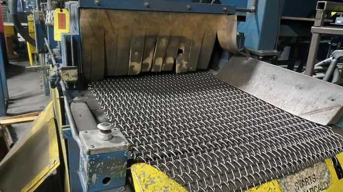 Excellent 2010 Wheelabrator 4 Wheel Mesh Belt #MB2010