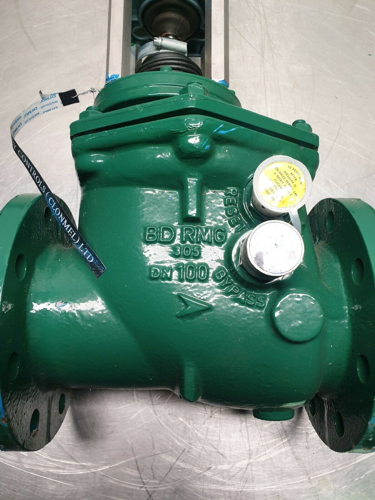 Used BD RMG Bryan Donkin 100mm Fig 30405 Gas Shut Off Valve 305