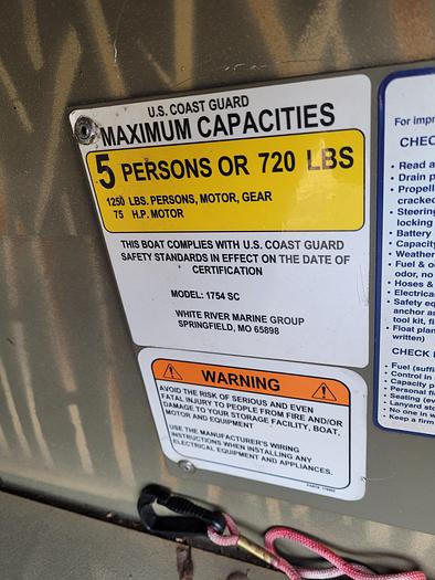 Used 2019 Bass Tracker Grizzly 1754MVX