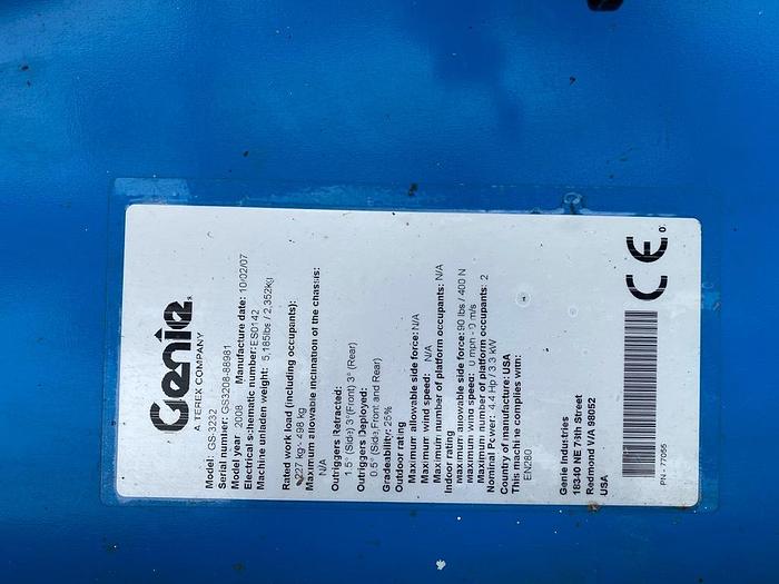 Gebruikt Genie GS 3232, Schaar Hoogwerker, 12 meter