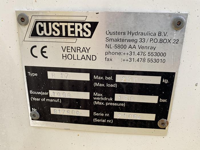 Gebruikt 1999 Custers R17, Aanhangwagen hoogwerker, 17 meter