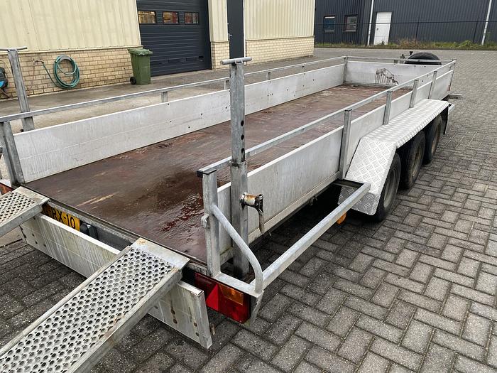 Gebruikt 2002 Weijer Aanhangwagen, 3500 kg. 5 meter, 3 Asser.