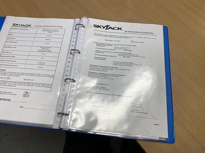 Gebruikt 2006 Skyjack SJ 3220, Schaar hoogwerker, 8 meter