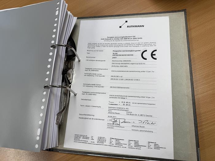 Gebruikt 2011 Ruthmann TB220, Auto hoogwerker, 22 meter