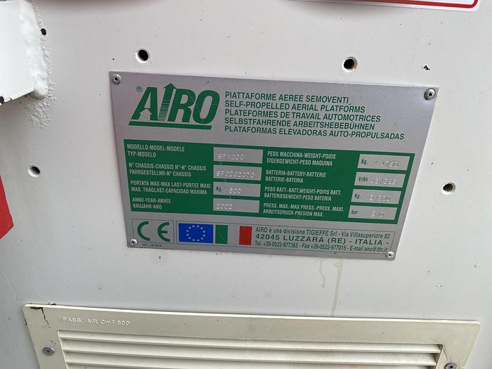Gebruikt 2002 Airo SF1200, Schaarhoogwerker, 14 meter