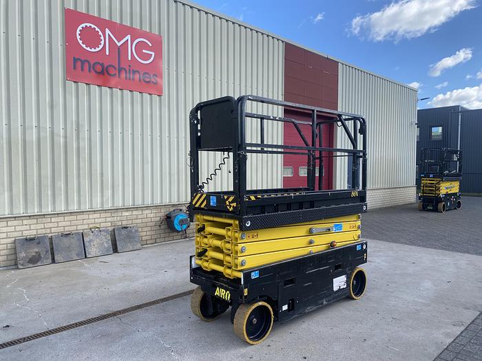 Gebruikt 2008 Airo X8EN, 10 meter, schaar hoogwerker