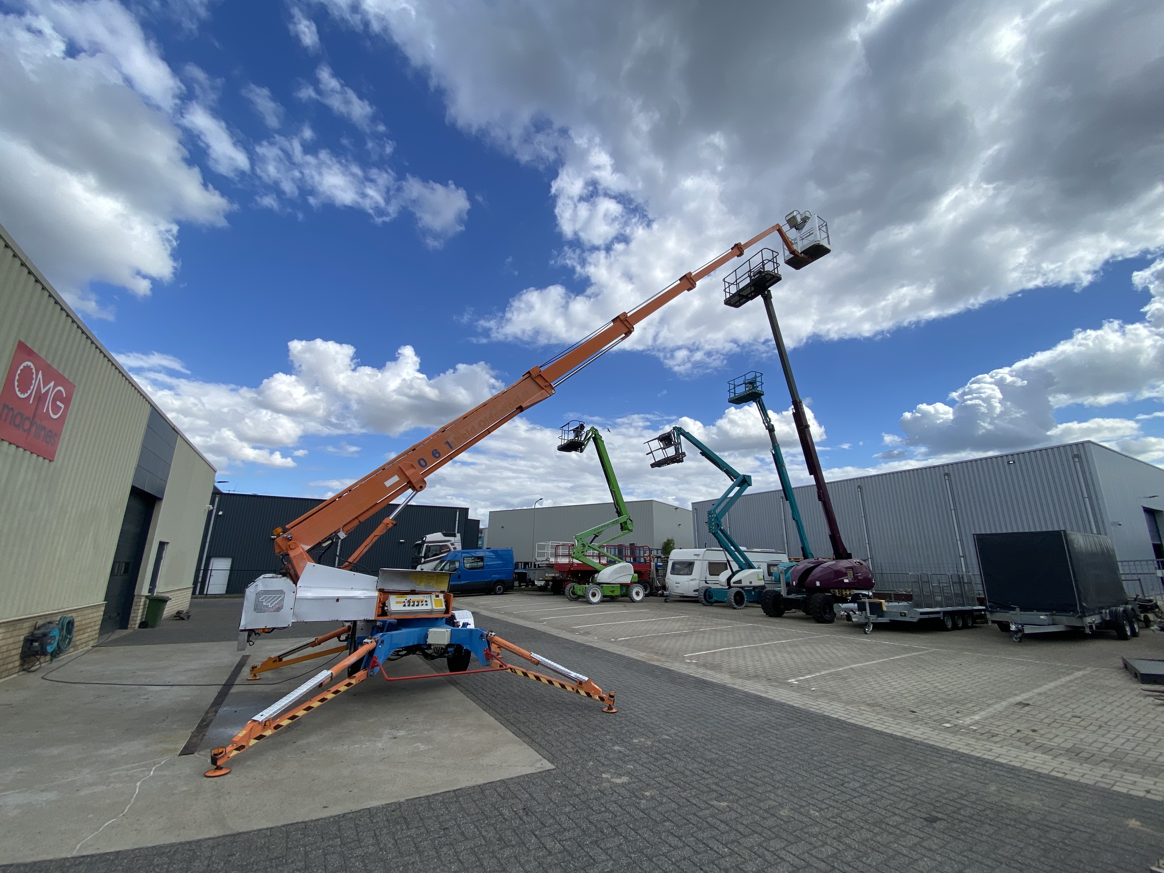 Gebruikt 1997 Omme 2500 EBDZ, Aanhanger hoogwerker